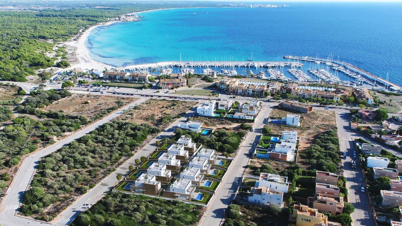 Casa De Lujo Frente A La Playa De Es Trenc Sa Ràpita Exterior foto